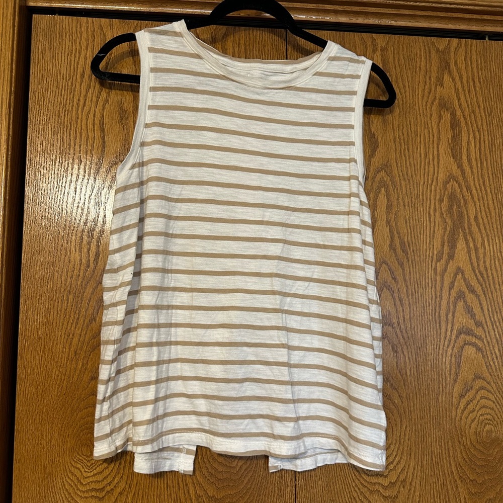GAP Striped Sleeveless Top